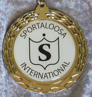 Sportaloosa members get real rewards, like this silver medallion